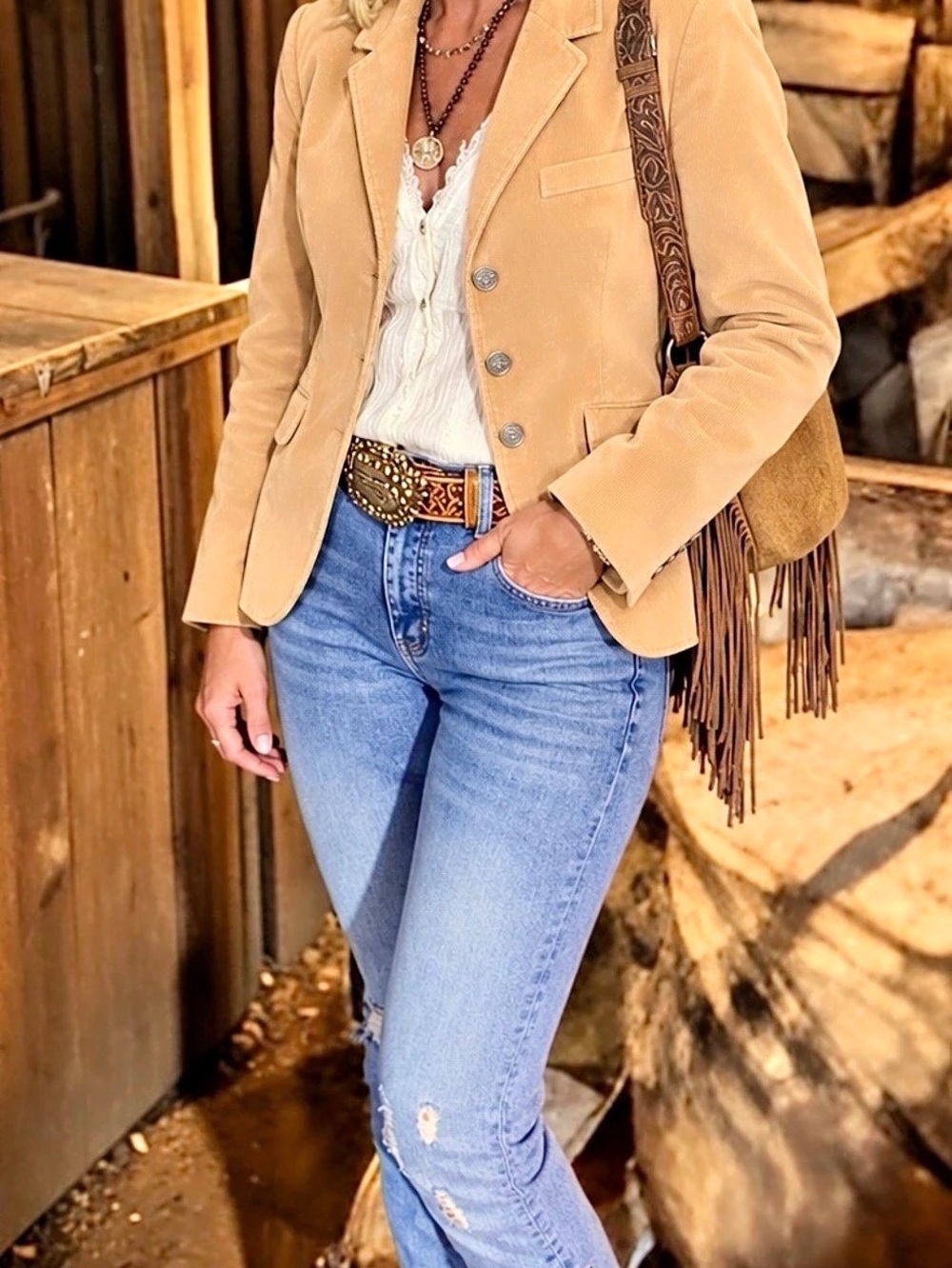 Brook’s Brothers Women's Tan Corduroy Blazer Size 10 LIKE NEW